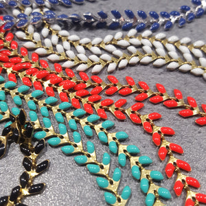Bijoux en maille épi • 4 juillet