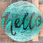 Tableau en fil tendu - String art  • 25 mai