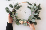 Couronnes de Noël végétales à suspendre • 13 décembre