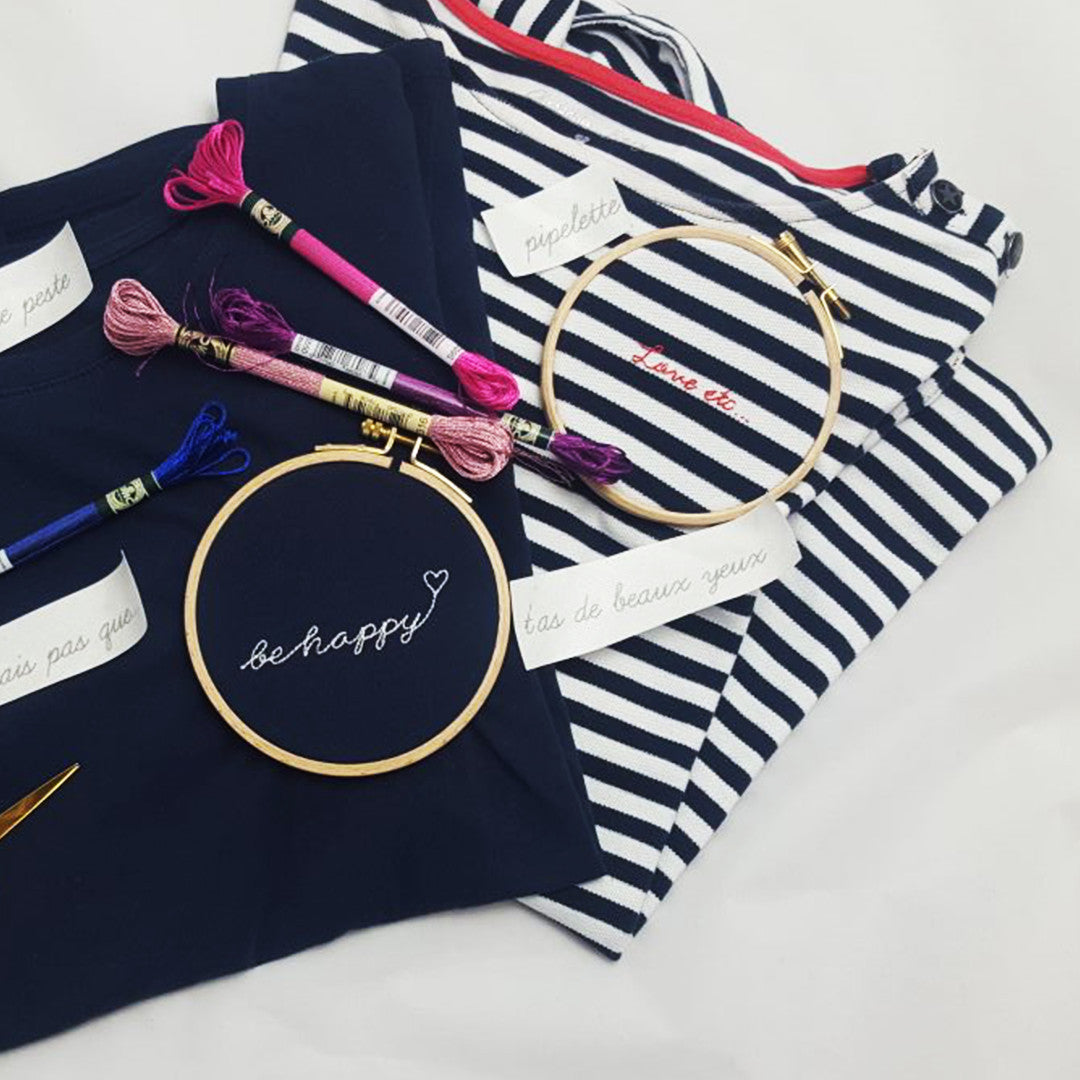 Broder votre tee shirt  - Initiation à la broderie • 10 juillet