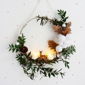 Couronne d'eucalyptus à suspendre • 17 décembre