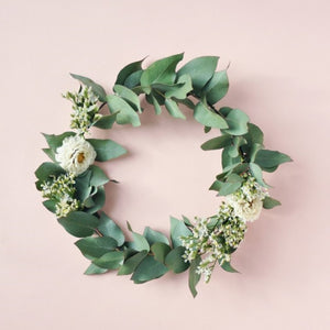 Couronne à poser pampa et fleurs délicates • 24 septembre